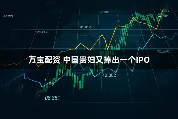 万宝配资 中国贵妇又捧出一个IPO