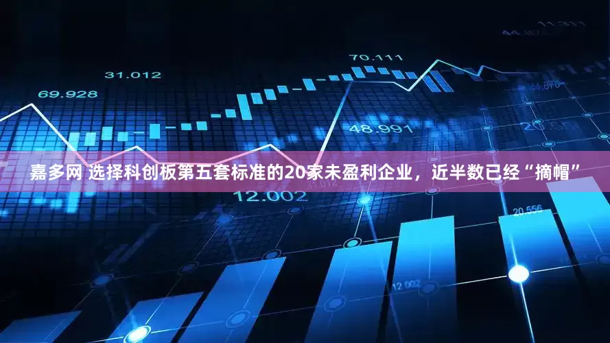 嘉多网 选择科创板第五套标准的20家未盈利企业，近半数已经“摘帽”